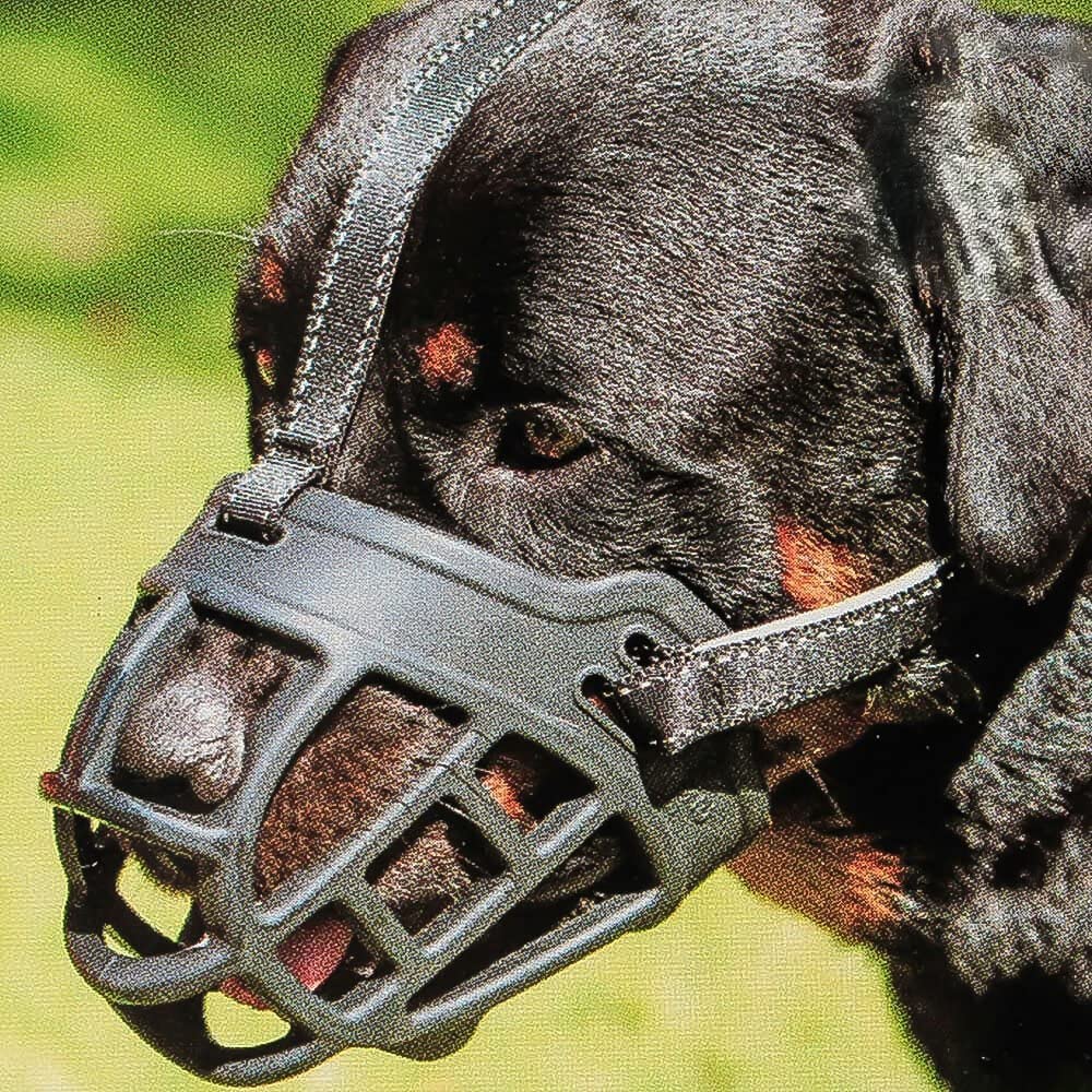 Barkless Silicone Basket Dog Muzzle